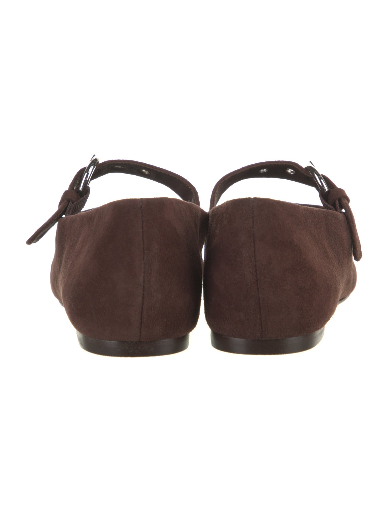 Reformation Suede Mary Jane Flats